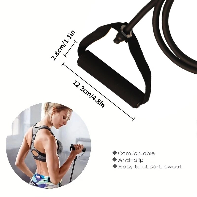 أربطة مقاومة بمقابض، أربطة تمر - مراجعة Sports Equipment At Home وسعره