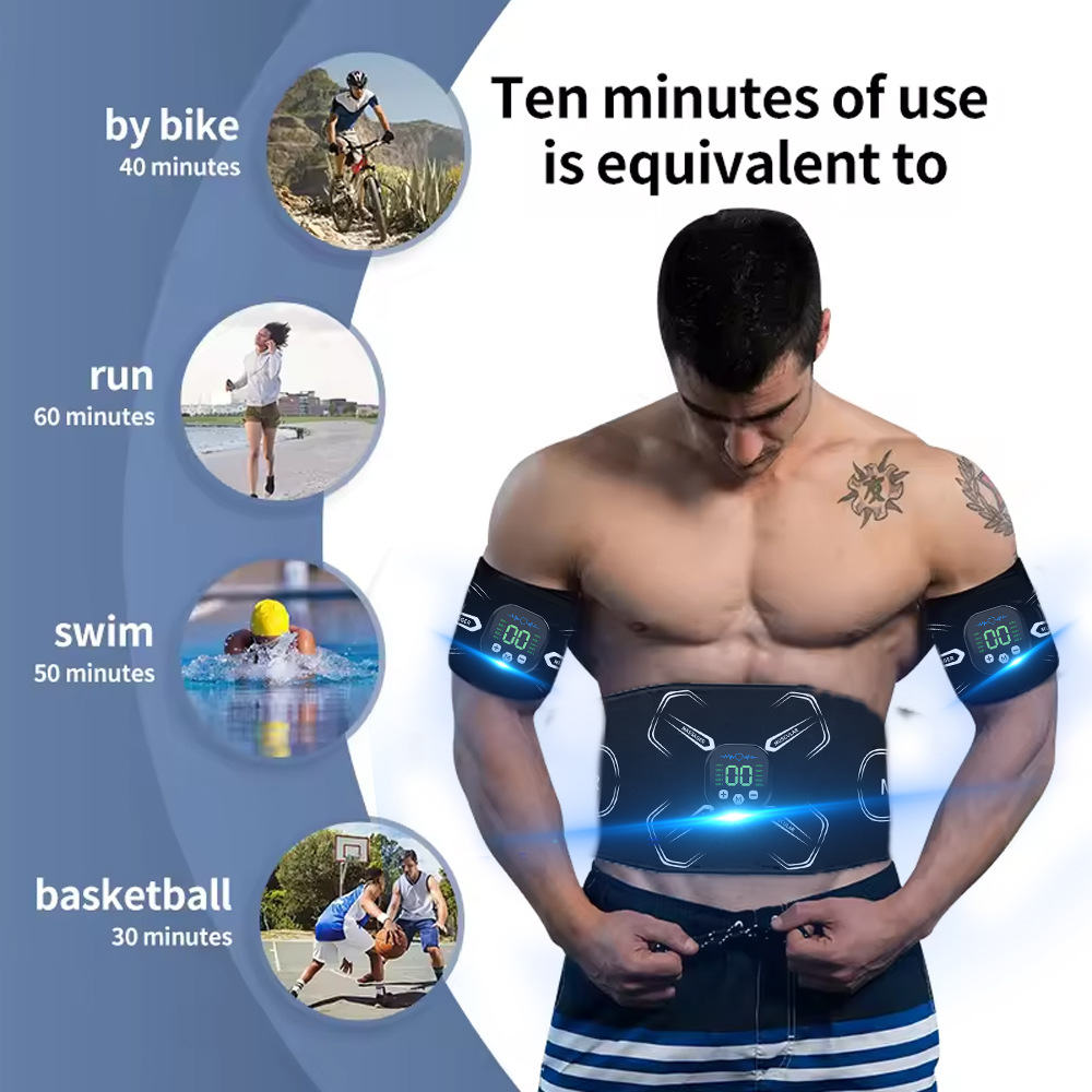 جهاز تحفيز العضلات الكهربائي E - مراجعة Sports Equipment At Home وسعره