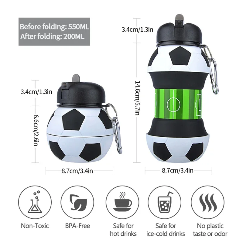 أكواب مياه قابلة للطي للأطفال  - مراجعة Sports Equipment 5 Years Old وسعره
